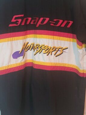 Snap-On Racing Motorsports Shirt Men’s XL NHRA Mechanic Pit Crew Button Up